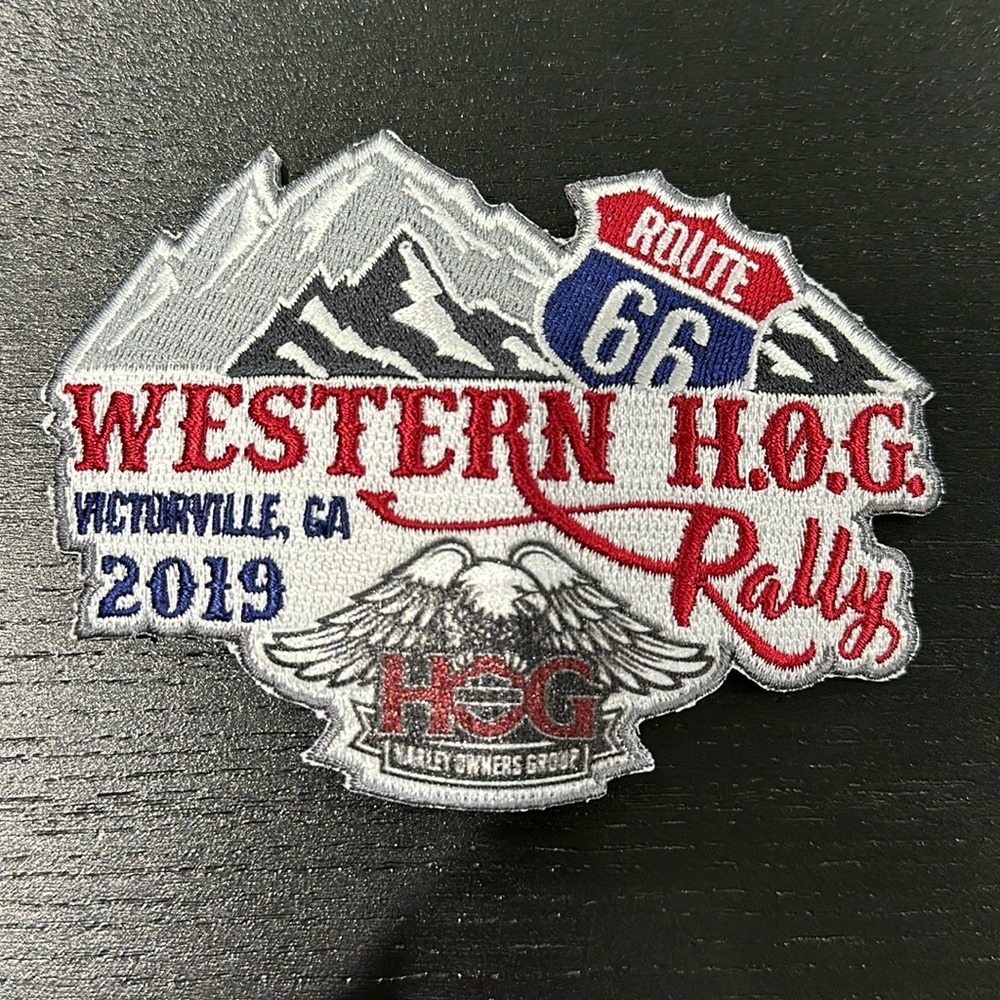 Harley-Davidson 2019 Western HOG Rally Route 66 Patch